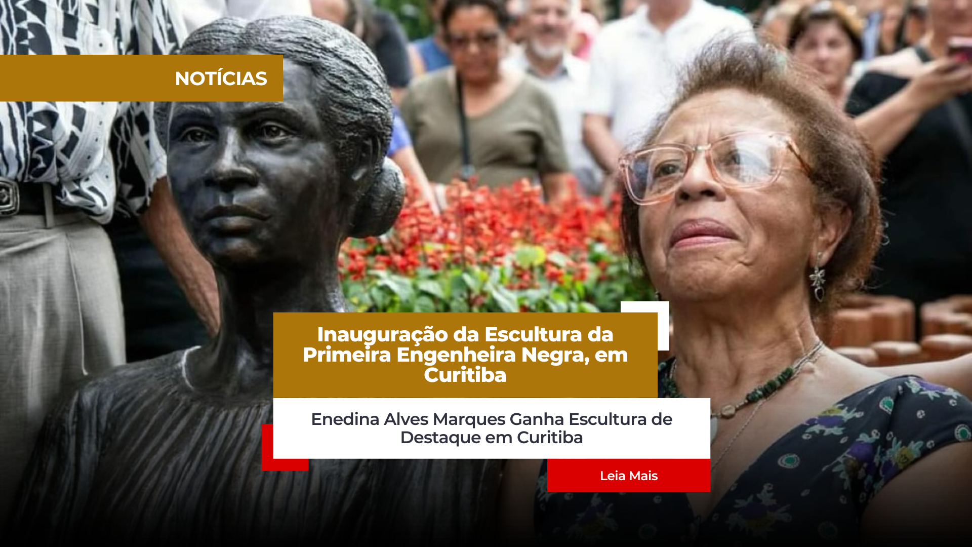 Homenagem Escultura Enedina Alves Marques