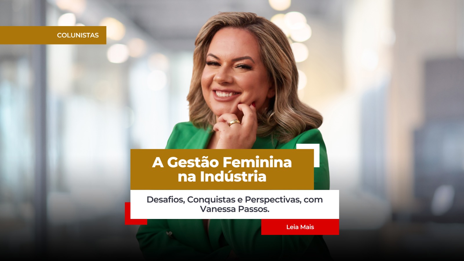 A gestão feminina na indústria