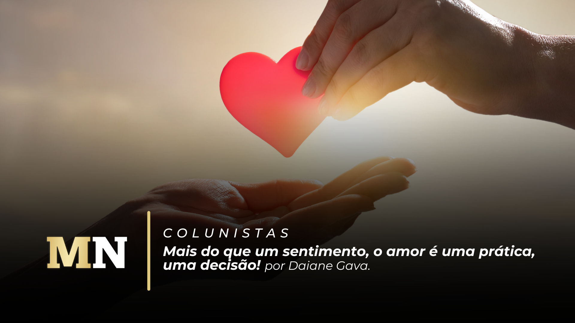 Mais do que um sentimento, o amor é uma prática, uma decisão! capa