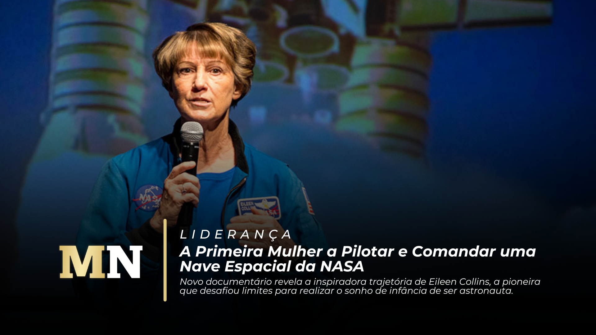 A Primeira Mulher a Pilotar e Comandar uma Nave Espacial da NASA capa