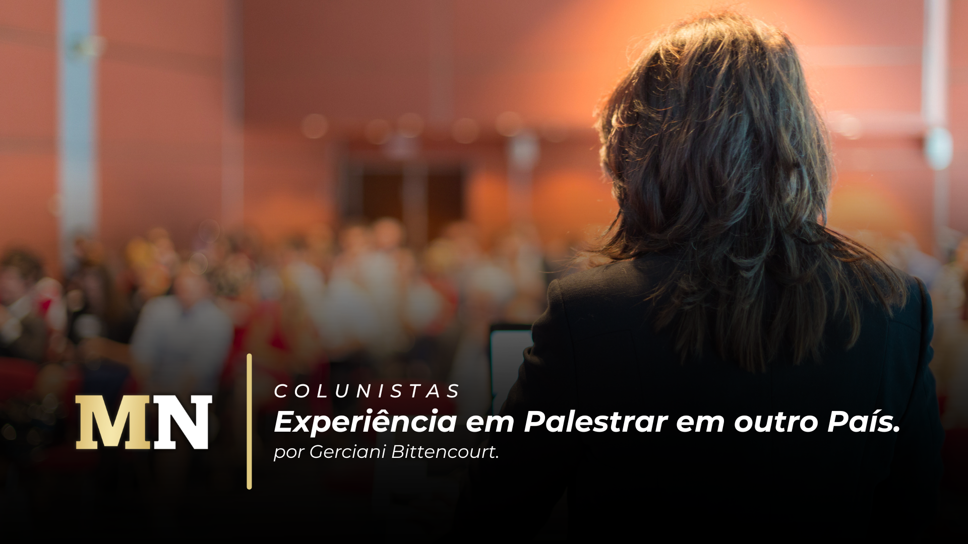 Experiência em Palestrar em outro País capa